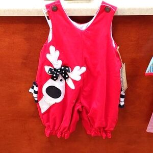 La Jenns girls size 18 months rain deer outfit